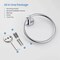 Kibi Circular Bathroom Towel Ring - Chrome KBA1406CH - alternate 3